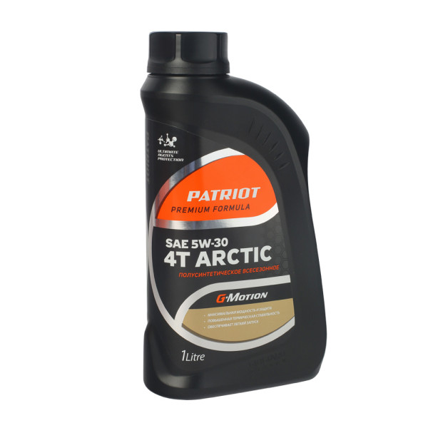 Масло полусинтетическое PATRIOT G-Motion Arctic 5W30 4T 1л
