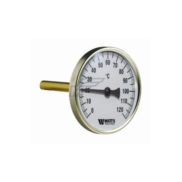 Термометр биметаллический с погружной гильзой 63 мм Watts