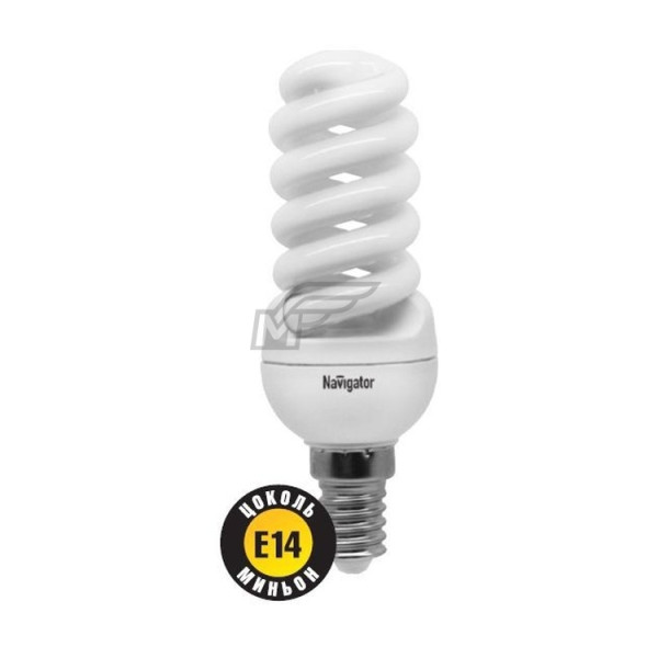 Лампа энергосберегающая NCLP - SF - 15 - 827 - E27 мягкий свет 48544