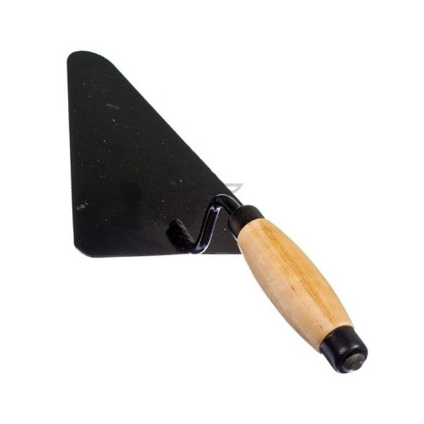 Кельма бетонщика 20х15см с деревянной усиленной ручкой,  порошковая окраска 683 - 052  (1/20) 