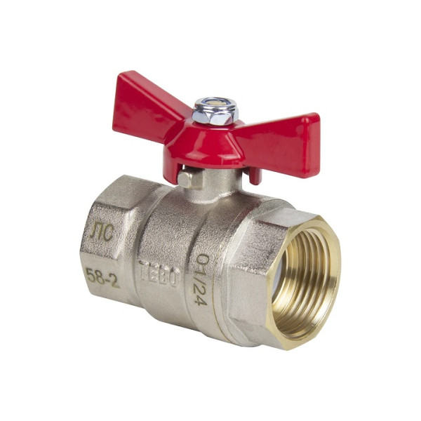 Кран шаровой полный проход TEBO ВН/ВН 1.1/2" ручка (2/12) Кран шаровой полный проход TEBO ВН/ВН 1.1/2" ручка (2/12)