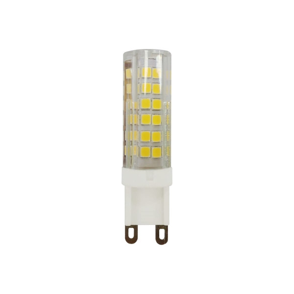 Светодиодная лампа G9,  4000k ЭРА LED smd JCD - 7Вт - 220V - corn. ceramic - 840 - G9