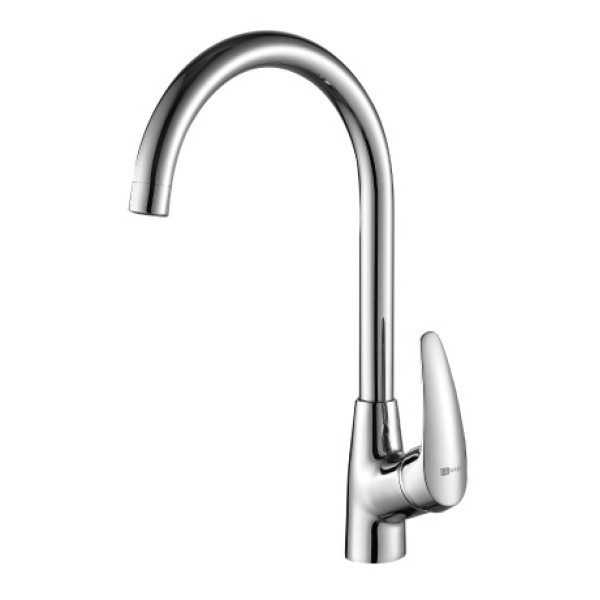 Смеситель  д/кухни LEMARK LM0405C Linara,  шаровый,  хром,  излив высокий,  п/г