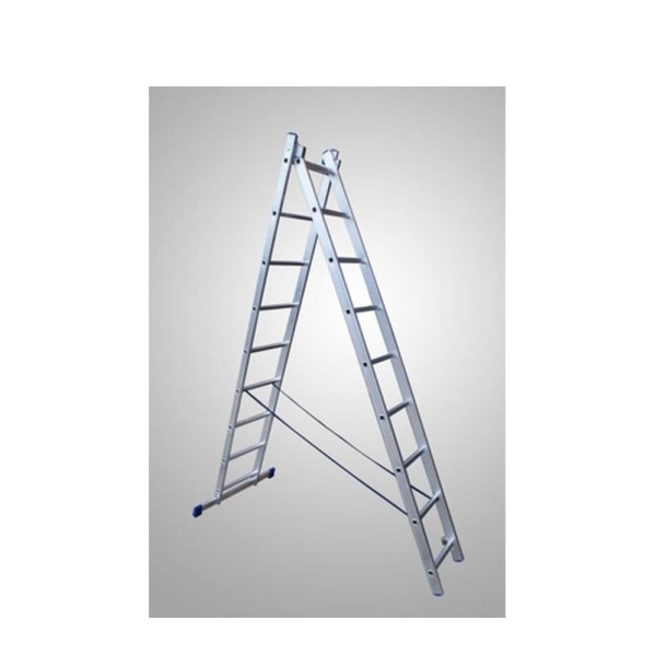 Лестница алюминиевая двухсекционная 10 ступеней, SMARTY/SN011-210 (1/1)