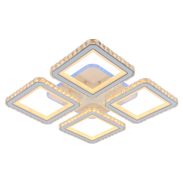 Светодиодная люстра 8048/4 WHT 240W + 10W RGB