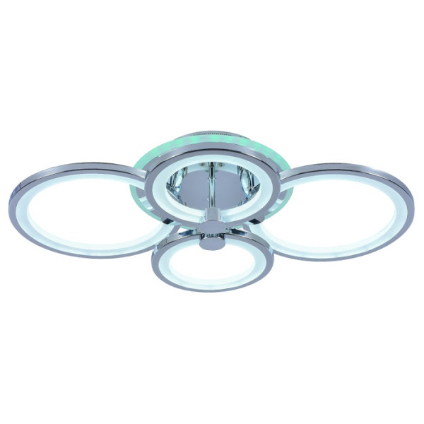 Светодиодная люстра 8077/4 CHR 100W + 7W RGB Светодиодная люстра 8077/4 CHR 100W + 7W RGB