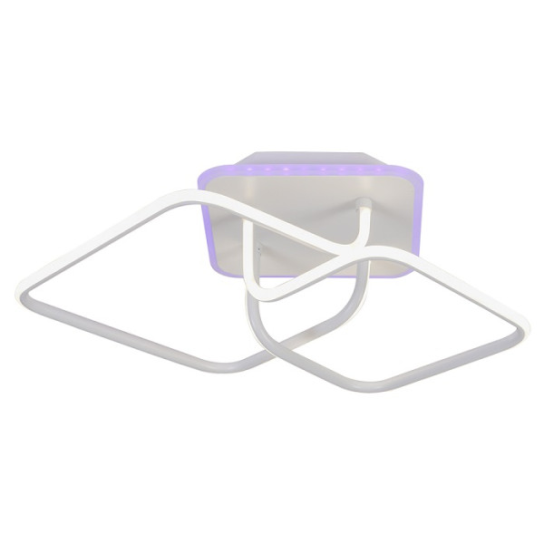 Светодиодная люстра 6048/2 WHT 80W + 8W