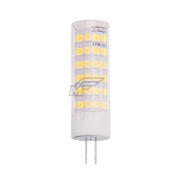 Светодиодная лампа G4,  4000k ЭРА LED smd JC - 7W - 220V - corn? ceramic - 840 - G4 527247
