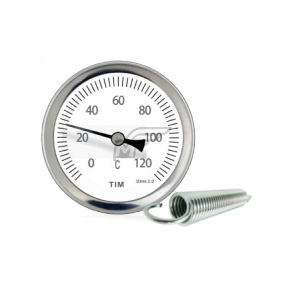 Термометр накладной с пружиной 63А TIM  (1/60) 