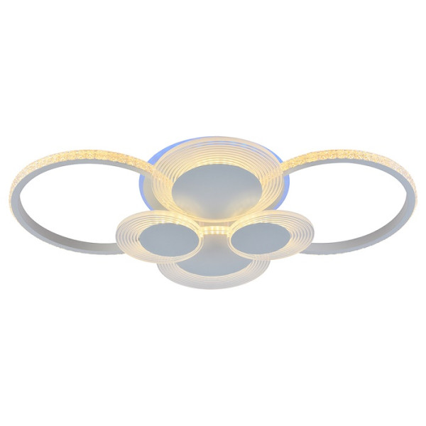 Светодиодная люстра 5883/6 WHT 128W + 8W RGB