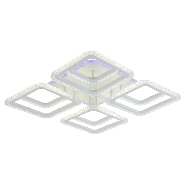 Светодиодная люстра 8087/4 + 4 WHT C 171W + 10W RGB Светодиодная люстра 8087/4 + 4 WHT C 171W + 10W RGB