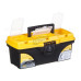 Ящик для инструментов ТИТАН 13 М2934 черный с желтым