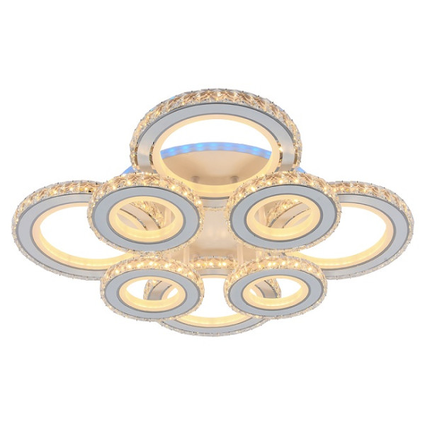 Светодиодная люстра 8061/4 + 4 WHT 320W + 10W RGB Светодиодная люстра 8061/4 + 4 WHT 320W + 10W RGB