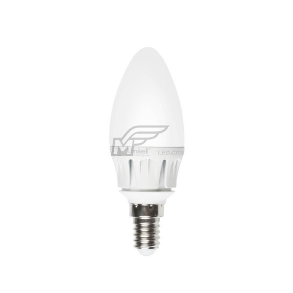 Лампа светодиодная Uniel LED - C37 7W/NW/ 4500K E14/FR PLP01WH Россия 574204