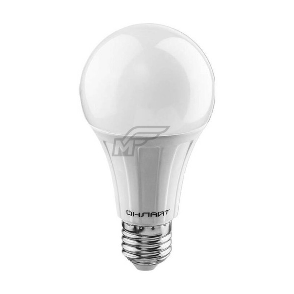 Лампа светодиодная ОНЛАЙТ OLL-А60-20-230-4K-E27, 552028