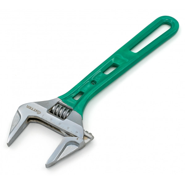 Ключ разводной Ritter Super Slim 250 мм / 10" (тонкие губки, сталь CR - V, хромированные) (48/6/1) Ключ разводной Ritter Super Slim 250 мм / 10" (тонкие губки, сталь CR - V, хромированные) (48/6/1)