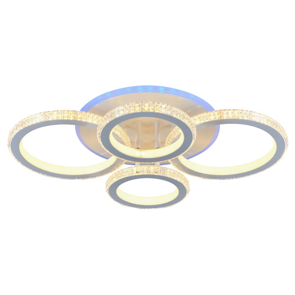 Светодиодная люстра 8017/2 + 2 WHT 168W + 8W RGB Светодиодная люстра 8017/2 + 2 WHT 168W + 8W RGB