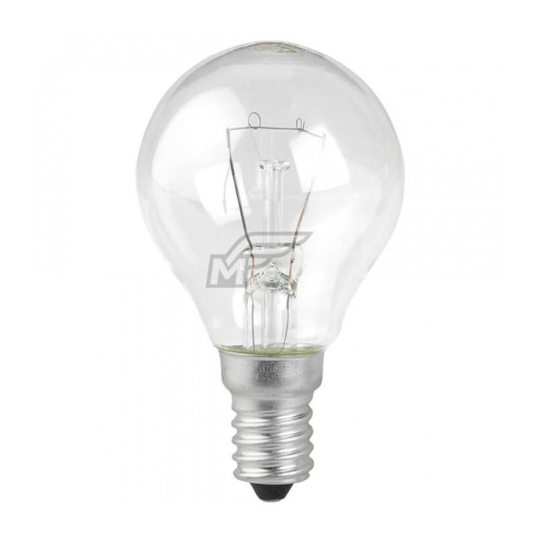 Стандартная лампа накаливания ЭРА ДШ 40 - 230 - E14 прозрачна шарик 10175