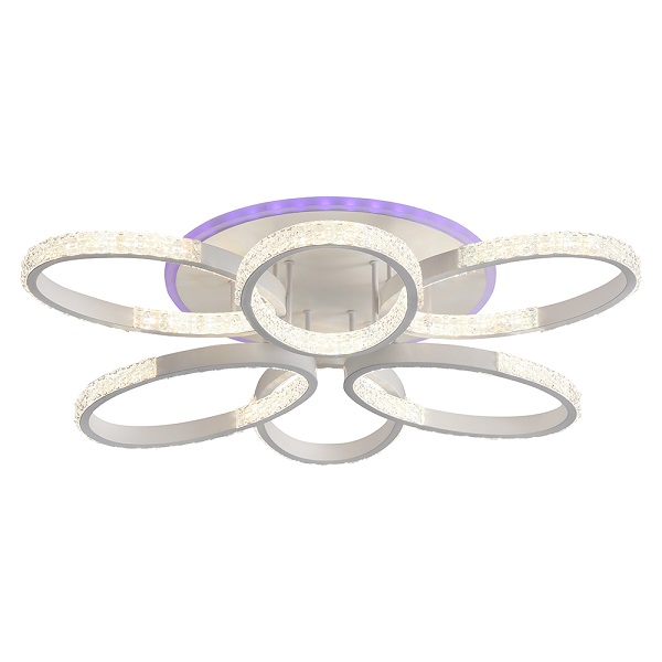 Светодиодная люстра 8097/3 + 3 WHT 132W + 8W RGB Светодиодная люстра 8097/3 + 3 WHT 132W + 8W RGB