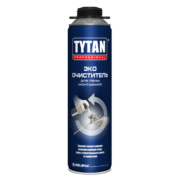 Очиститель монтажной пены TYTAN Professional  ЭКО,  500мл