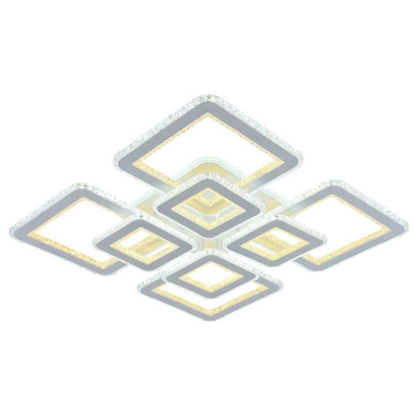 Светодиодная люстра 8041/4 + 4 WHT C 216W + 200W BL + YL Светодиодная люстра 8041/4 + 4 WHT C 216W + 200W BL + YL