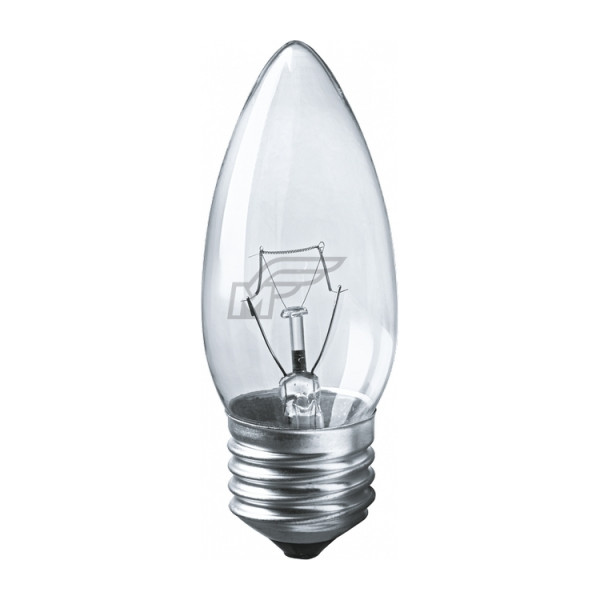 Стандартная  лампа накаливания Navigator NI - B - 60 - 230 - E27 - CL 94329 свеча прозрачная